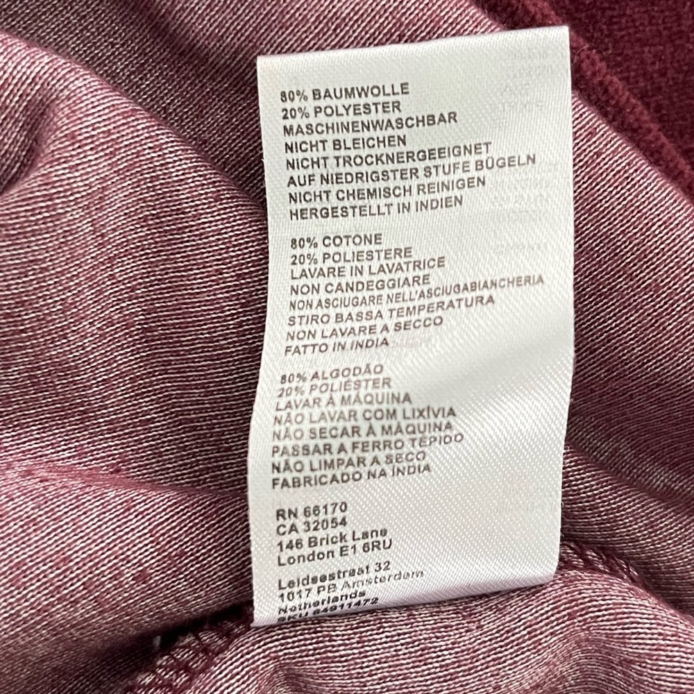 Urban Outfitters-ietsfrans/ Sweatshirt mini dress/ Quarter zip/ Size US M - Picture 9 of 12